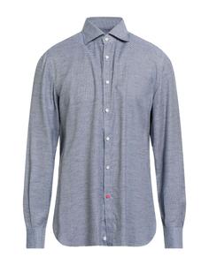 Рубашка Isaia, темно-синий