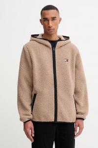 Флисовая толстовка Tommy Jeans, коричневый