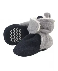 Уютные тапочки-сапожки для мальчиков из флиса и шерпы Hudson Baby, мультиколор