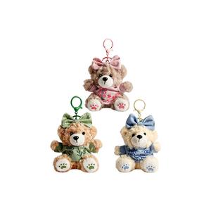 X3COMMUNE Милый китайский стиль розовый медвежонок детская кукла плюшевый кулон высота 13см