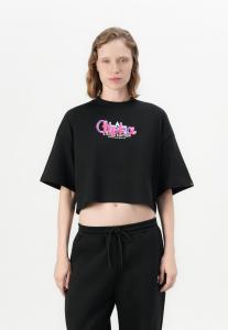 Футболка Alpha Industries STUDIO RAINBOW CROPPED, Black