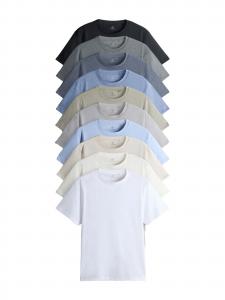 The Set Футболка в цветах Sand, Light Beige, Mottled Beige, Light Blue, Dark Blue, Dark Grey, Mottled Grey, Light Green, Black, White