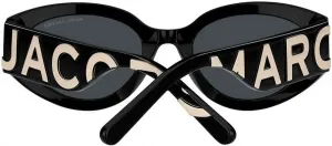 Солнцезащитные очки Marc Jacobs MARC 694/G/S Black White/Grey 54/21/145 для женщин, 0s2k/2k Grey Antireflex