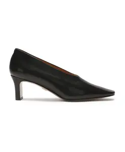 Черные туфли-лодочки с квадратным носком Kazar, черный