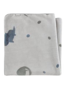 Sterntaler Плюшевое детское одеяло DINO Rexi сине-серого цвета