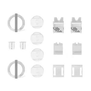 Набор натяжителей для рулонных штор для Duo Rollo KDR Lichtblick Original, белый