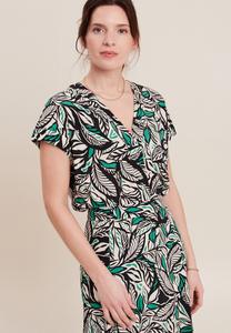 Блуза Breal MIT KURZEN ÄRMELN, Vert/Green