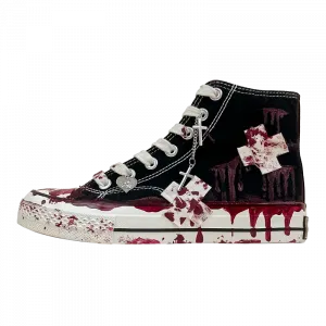 Высокие кеды из хлопка унисекс A&M, черный