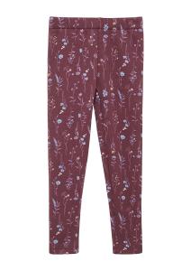 s.Oliver Скинни-легинсы в цвете бургунди