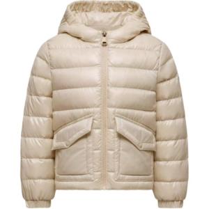 Куртка SS26 Ela Down для детей Moncler, светло-бежевый