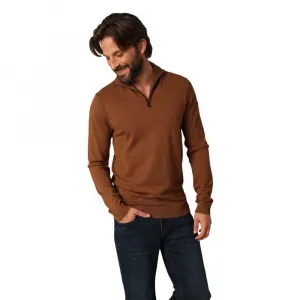 Свитер Deeluxe Almanach с половинной молнией, коричневый