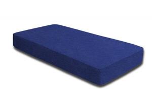 Простыня натяжная пестрая 90х200 One-Home, синий