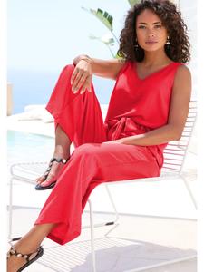 Тканевые брюки Vivance, красный