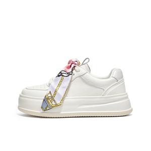 Низкие женские кроссовки Hotwind, Beige Black