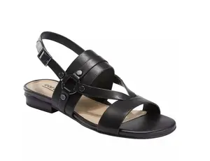 Женские сандалии Mykonos Delos с ремешком на пятке Earth, черный