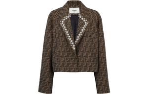 Куртка женская коричневая FENDI