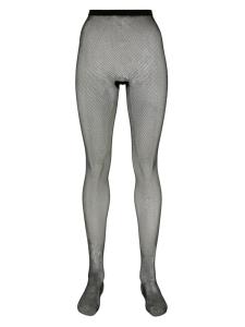 Maison Close сетчатые колготки с люрексом, черный