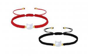 Браслет на шнурке унисекс CLARKIA FLOWER, белый