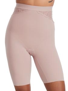 Женские облегающие шорты Maidenform Eco Lace с высокой талией и бедрами, цвет evening blush
