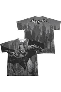 Футболка с коротким рукавом для детей Batman Grey Race (принт спереди и сзадь) Gildan