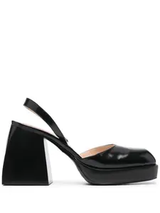 Туфли на массивном каблуке Nodaleto, черный