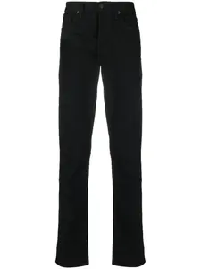 Узкие джинсы средней посадки TOM FORD, черный