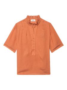 Zadig&Voltaire Атласная блузка Topher, оранжевый