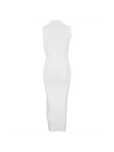 Roberto Geissini Вязаное платье Шании, кремового цвета