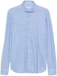 Orian меланжевая рубашка, синий