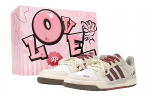 Entrap Evening Glow, Wang устойчивые к истиранию, легкие и дышащие низкие кеды для скейтбординга унисекс Adidas Neo, экрю бордовый