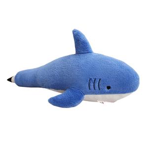 Милые плюшевые акулы Cartoon Shark Dolls, высота 60см/90см/120см Mr. Toy, синий
