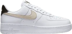Кроссовки Wmns Air Force 1 '07 'White Sanddrift Patent', белый