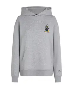 Худи с графическим логотипом Karl Lagerfeld, серый