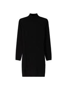 Вязаное платье Bershka, черный