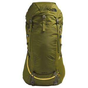 65-литровый альпинистский рюкзак для активного отдыха из нейлона расцветки лесной оливковый и тауп унисекс THE NORTH FACE, лесной оливковый и новый тауп
