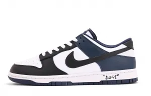 Nike Кроссовки для скейтбординга низкие unisex белый синий с защитой от скольжения и устойчивостью к истиранию