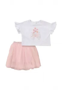 Футболка с принтом blume Miss, Weiß-Rosa C