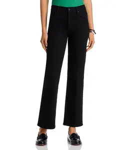 Мама, дай волю своим чувствам, джинсы с высокой талией, спокойная ночь Mother, черный