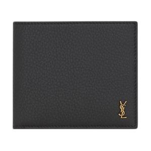 SAINT LAURENT Кожаный кошелек унисекс черный