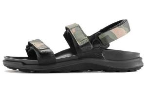 Женские пляжные сандалии Birkenstock Зелёные Регуляр, Зелёный камуфляж