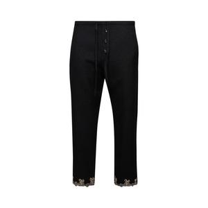 Брюки Bode Laurelist Pajama Pants, Black