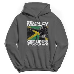 Мужская толстовка с капюшоном Bob Marley Get Up Stand Up Licensed Character