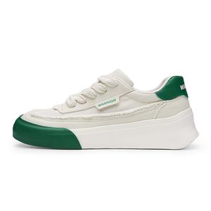 WARRIOR Небесная сила, коллекция Fringe Girlish, износостойкие низкие повседневные туфли для женщин, бежево-зеленый цвет