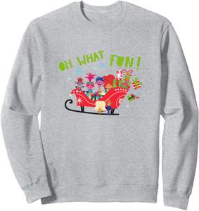 Тролли. О, как весело! Толстовка, серая Trolls