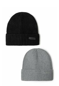 Шапка 2 PACK MINOTI, черный