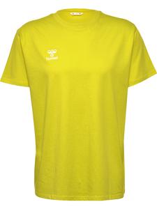 Футболка Hummel S/S, цвет BLAZING YELLOW
