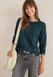 Джемпер Cecil RUNDHALS STRUKTURPULLOVER, Grün/Mottled Dark Green