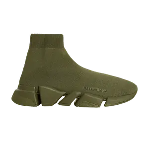 Кроссовки Balenciaga Wmns Speed 2.0 Sneaker Dark Khaki, зеленый