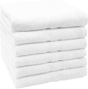 Полотенце Zollner 00000329 6 шт, 50x1x100 см, белый