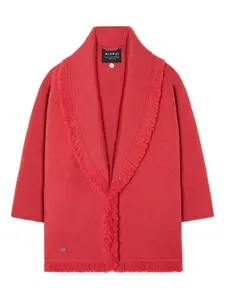 Пальто с бахромой Alanui, красный